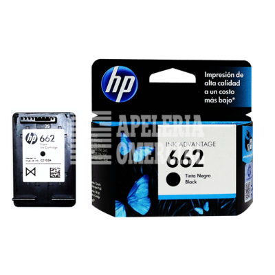 HP-CZ103AL TINTA PARA IMPRESORA HP 662 NEGRO